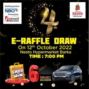 Nesto Shop & Win 4th Raffle Lucky Draw - Amazing Oman